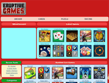 Tablet Screenshot of eruptivegames.com